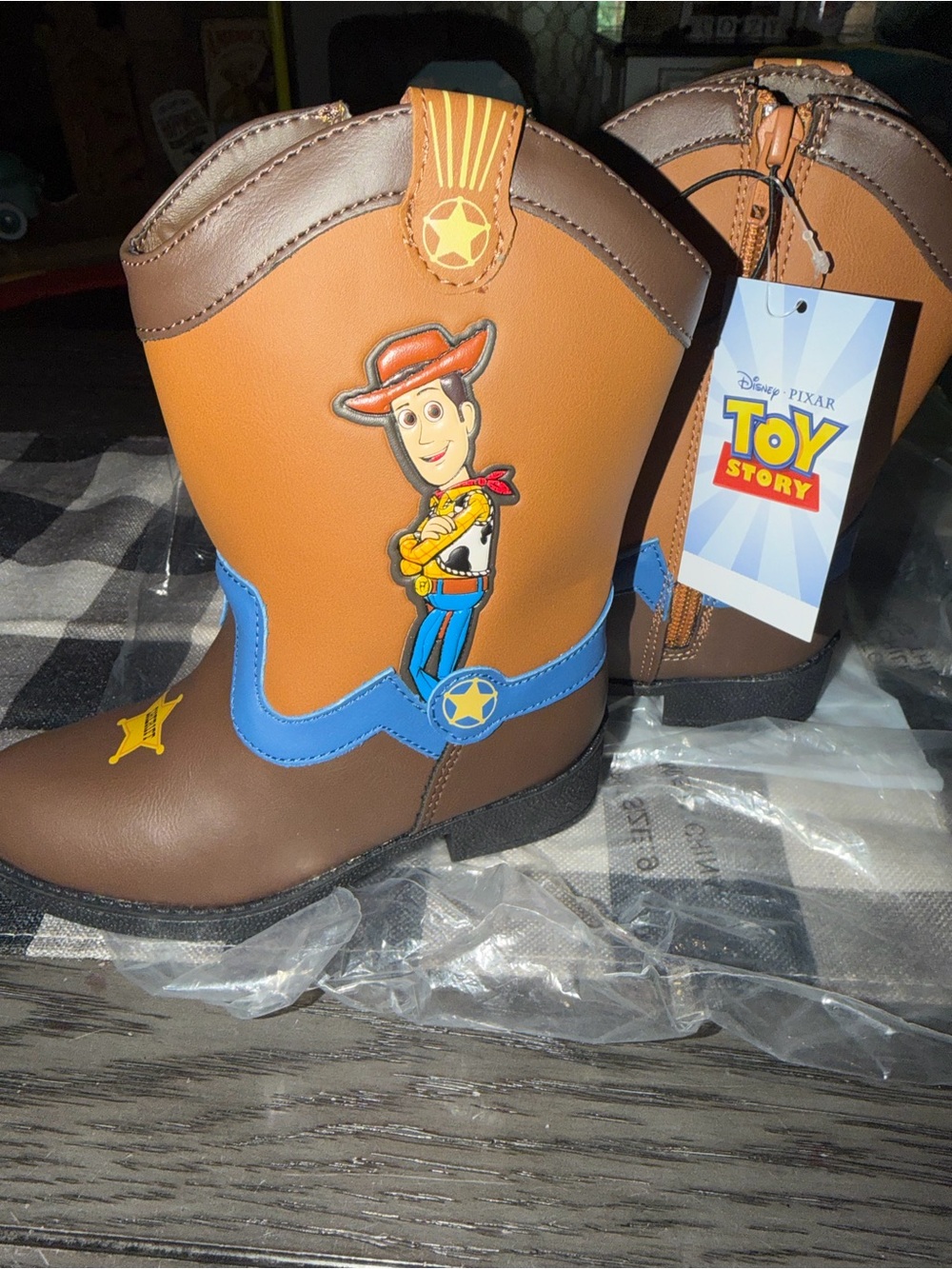 Boys Toy Story new with tags cowboy boots size 9.